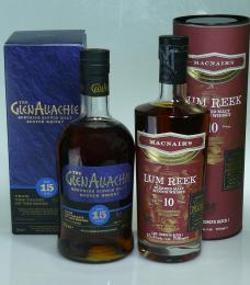 GLENALLACHIE 15年 + MacNair's Lum Reek 10年 初回瓶詰品