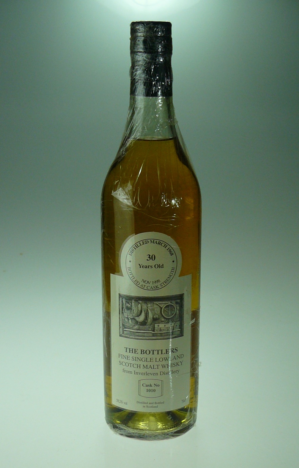 Old River Whisky Sales ウイスキー オールドボトル スコッチ ビンテージ専門店 消滅蒸留所 Inverleven インバーリーヴン30年 蒸留1968年 瓶詰1998年