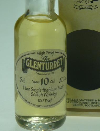 ミニチュア GLENTURRET グレンタレット 80年代オフィシャルボトル3本セット
