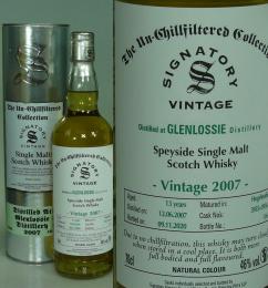 GLENLOSSIE グレンロッシー13年 HOGSHEADS 2007 HAIGの原酒