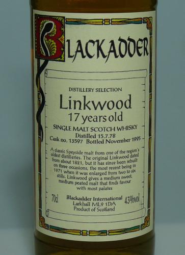 LINKWOOD リンクウッド17年 1978-1995 Blackadder 　