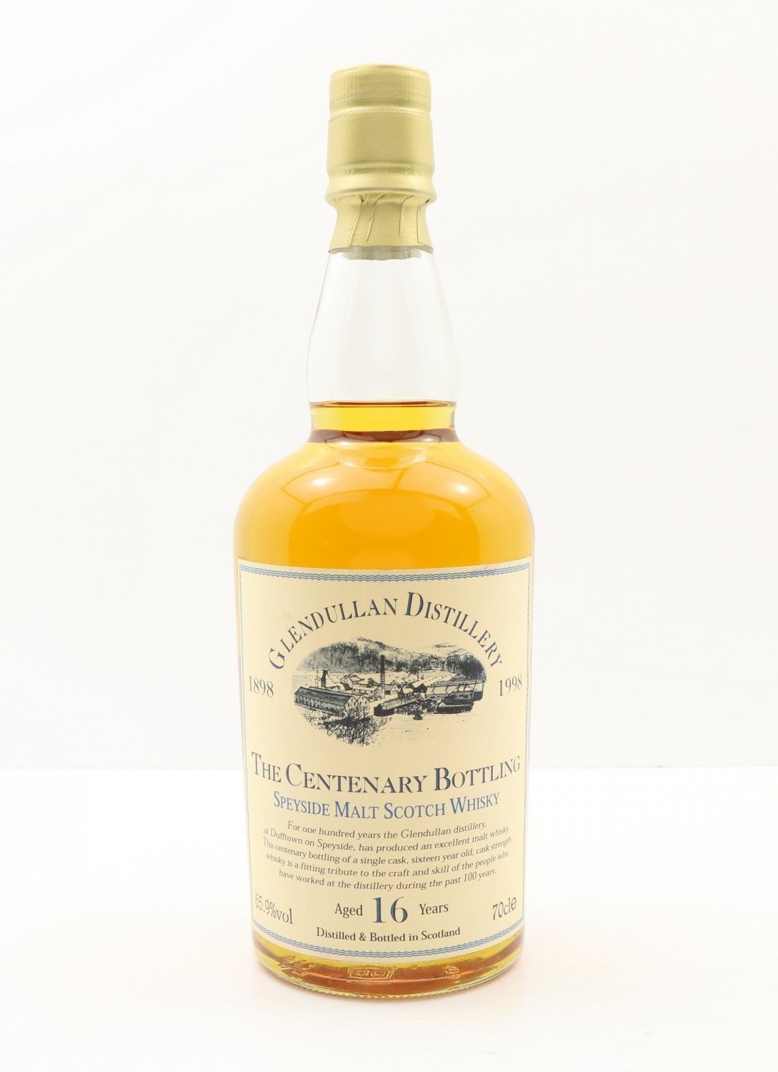 Auld River Whisky ウイスキー・オールドボトル・スコッチ・ビンテージ専門店 / Glendullan グレンダラン16年  Centenary 創業100年 1998年 65.9%