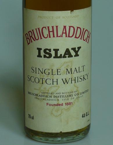 恭賀新春 Bruichladdich 10年 「ウイスキー特級」　日商岩井1980年代前半輸入品　