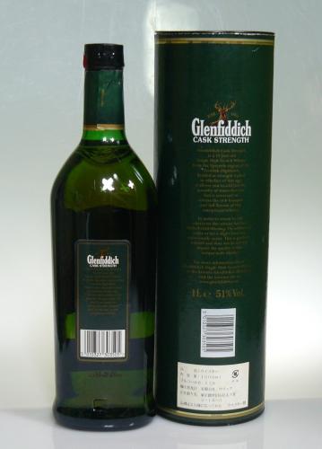 Glenfiddich 15年 CASK STRENGTH 1996年旅行免税店発売 1L　　