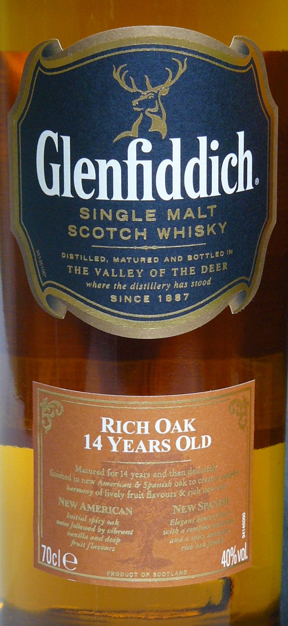 Auld River Whisky ウイスキー・オールドボトル・スコッチ・ビンテージ専門店 / Glenfiddich 14年 RICH OAK  SINGLE MALT SCOTCH