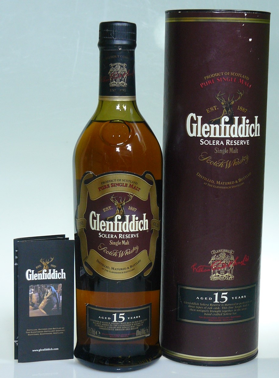 Auld River Whisky ウイスキー・オールドボトル・スコッチ・ビンテージ専門店 / Glenfiddich 15年 SOLERA  RESERVE PURE SINGLE MALT