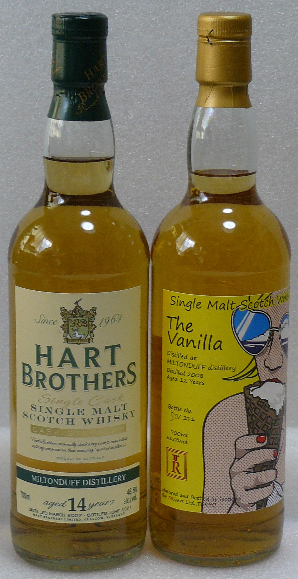 MILTONDUFFセット【12年, 14年】The Vanilla & Hart Brothers
