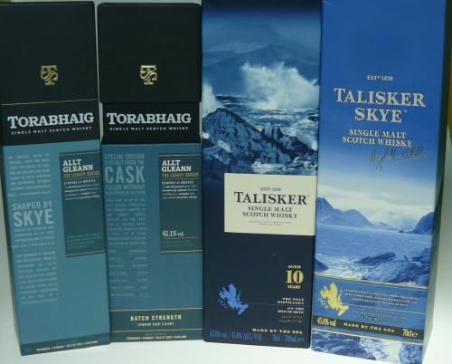 恭賀新春 スカイ島セット TALISKER 旧瓶2種+TORABHAIG レガシー2種