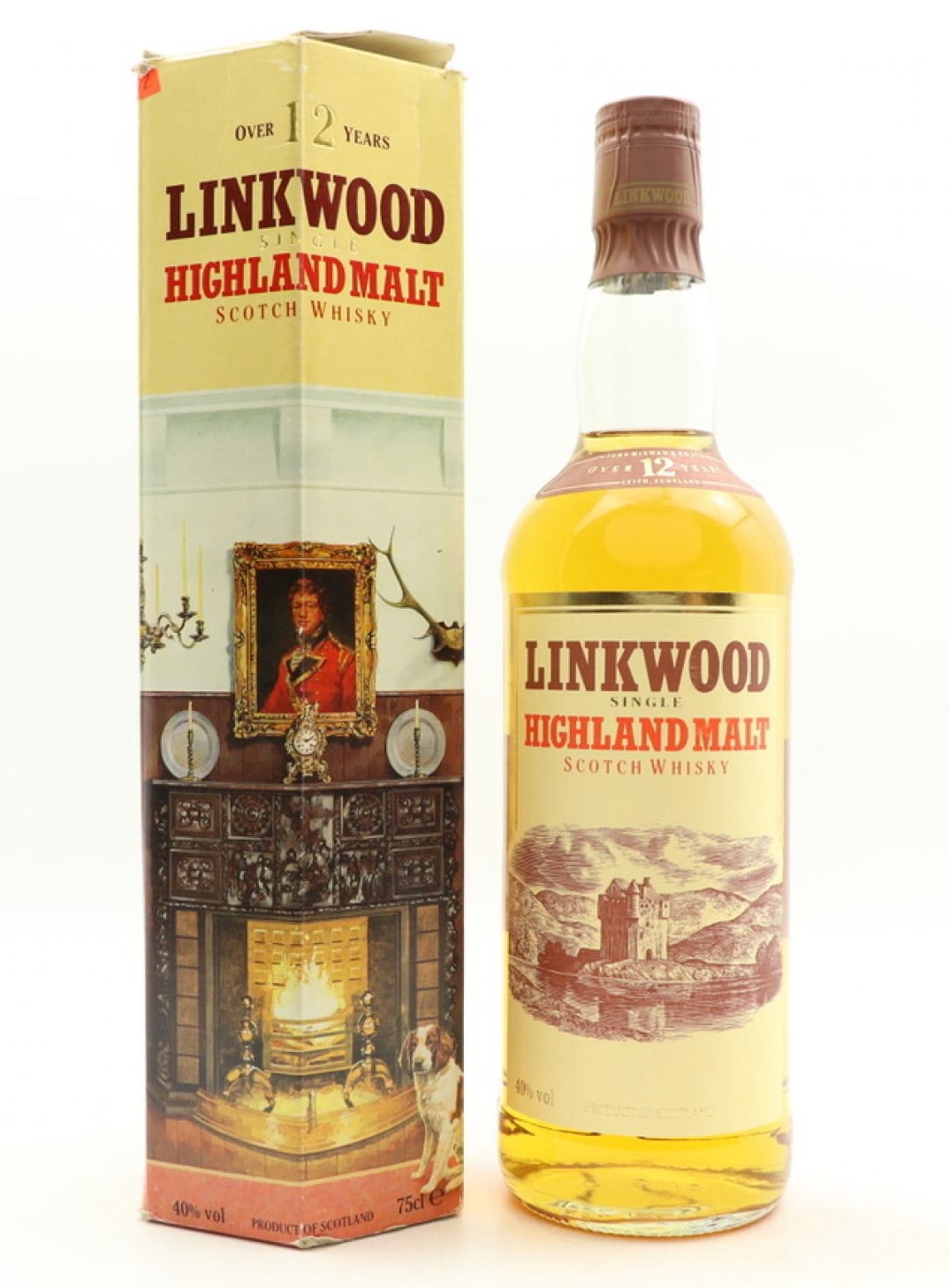 Linkwood 12年 Castle Label 城ラベル 1980年代後半 英国流通品