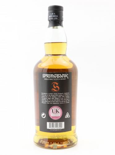 SPRINGBANK スプリングバンク10年 英国流通品 2022年1月18日瓶詰