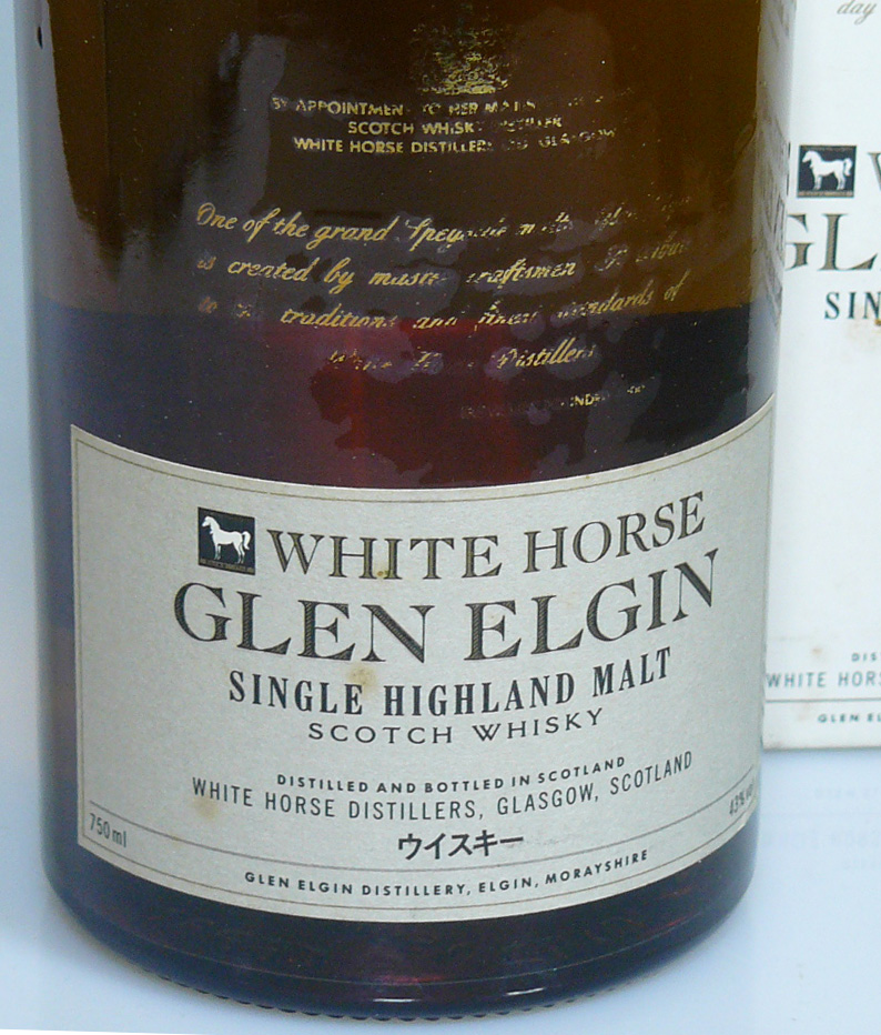 Auld River Whisky ウイスキー・オールドボトル・スコッチ・ビンテージ専門店 / GLEN ELGIN ホワイトホース  東アジア向け限定発売 1994年