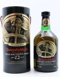BUNNAHABHAIN 12年 オフィシャル 1980年代前半　英国流通品