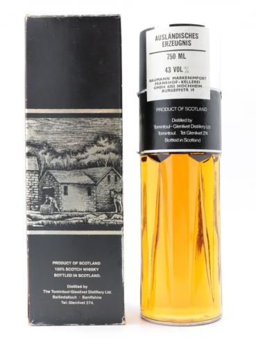 Tomintoul-Glenlivet 化粧瓶型ボトル 1980年代前半 ドイツ輸入品