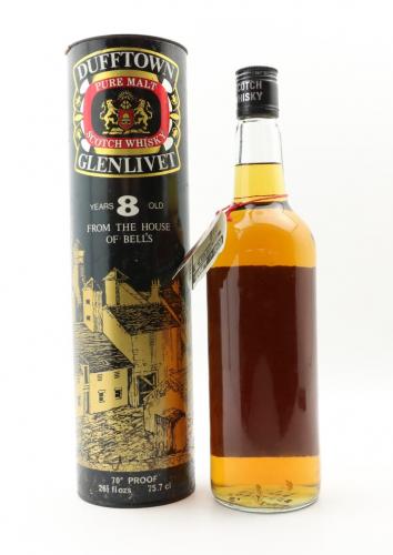 DUFFTOWN-GLENLIVET 8年 FROM THE HOUSE OF BELL'S 70s