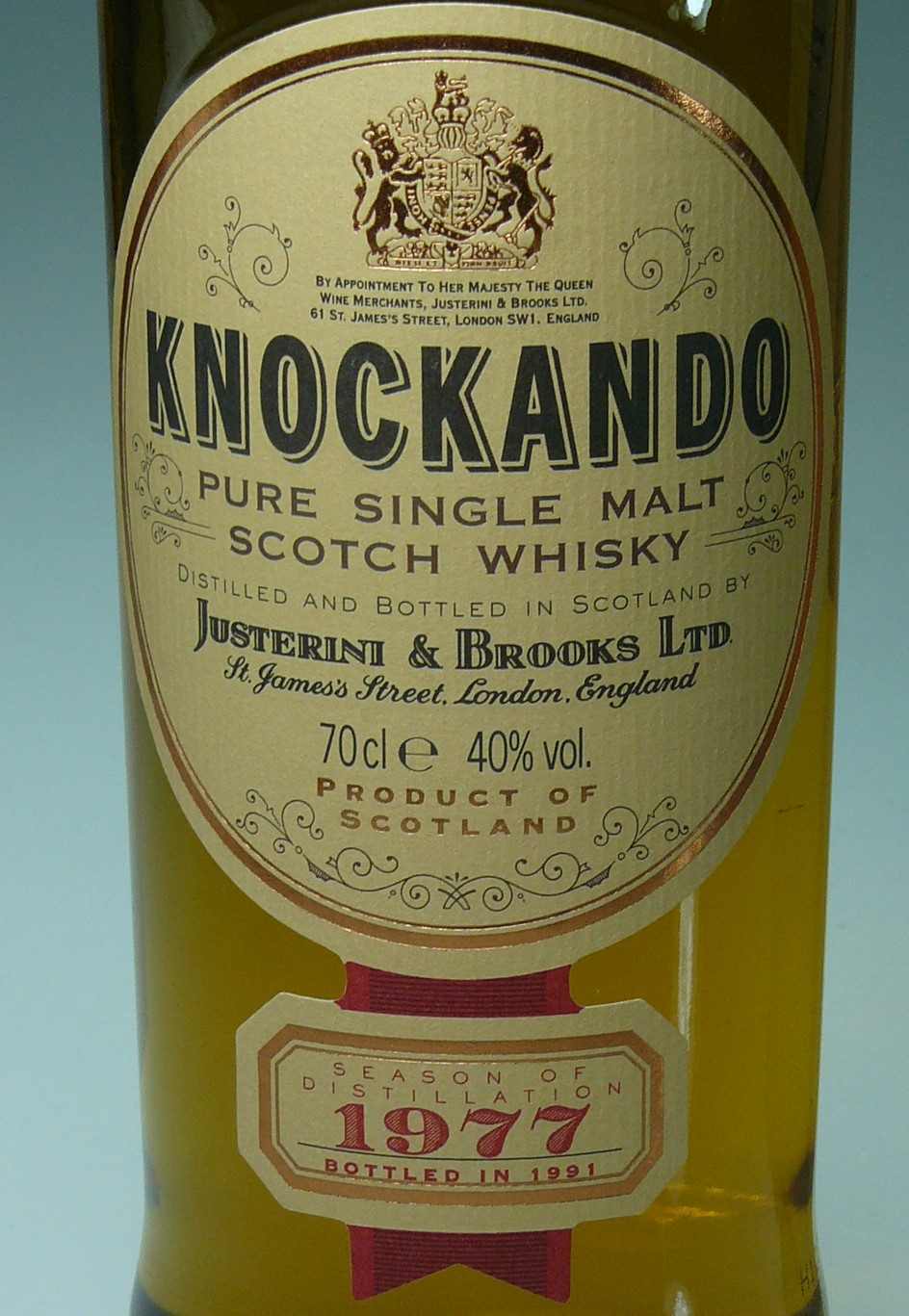 KNOCKANDO 1000ml ノッカンドウ 1977年 suncentreworld.co.uk