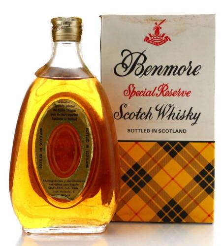 BENMORE 【消滅蒸留所 Dallas Dhu ブレンド】　60年代 スペイン輸入品