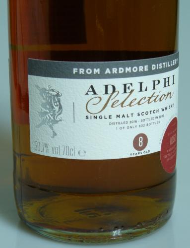Ardmore 8年 2016 Refill Oloroso Sherry Butt アデルフィ
