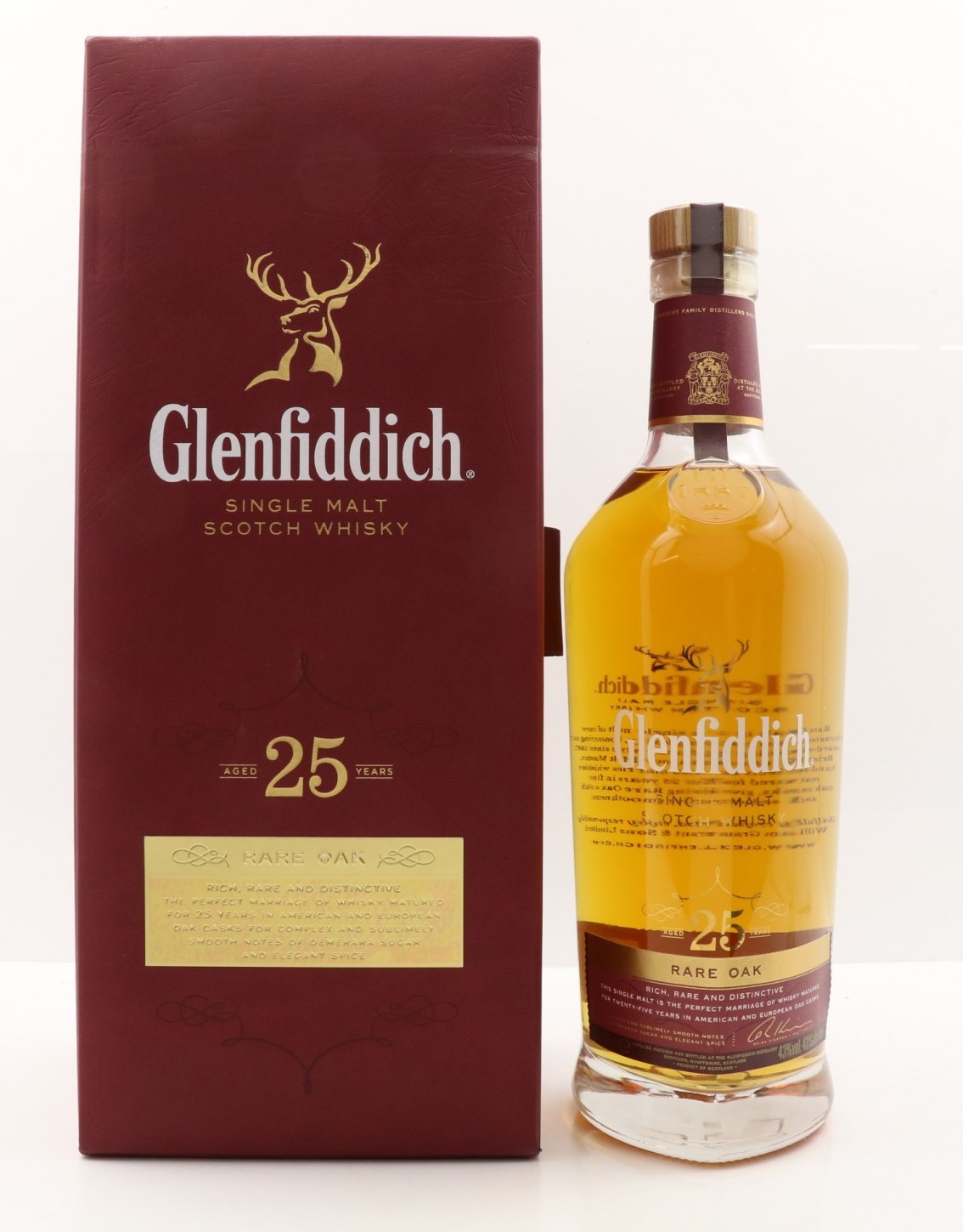 Auld River Whisky ウイスキー・オールドボトル・スコッチ・ビンテージ専門店 銘酒 GLENFIDDICH グレンフィディック 25年  Rare Oak