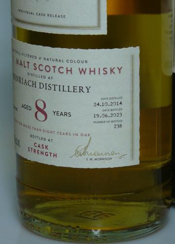 BENRIACH 8年 2014 A.D. RATTRAY CASK COLLECTION