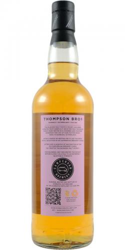 THOMPSON BROS BLENDED MALT 8年 Riesling & Shiraz 樽　