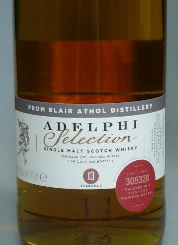 BLAIR ATHOL 13年 2011 FIRST FILL BOURBON BARREL