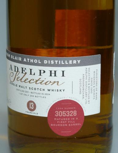 BLAIR ATHOL 13年 2011 FIRST FILL BOURBON BARREL