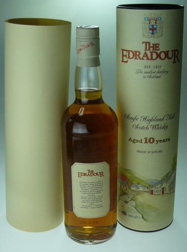 Edradour エドラダワー10年 1990年代 英国流通品 筒入りリーフレット付　美品　