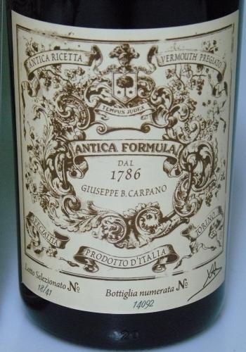 キング・オブ・ヴェルモット Carpano Antica Formula 1L Tube(筒缶)入り