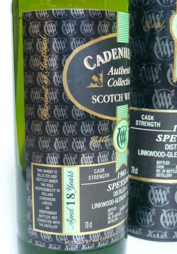 LINKWOOD-GLENLIVET 18年 1981 CADENHEAD'S