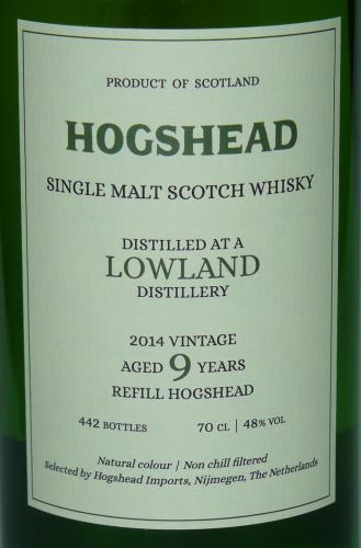 A Lowland Distillery (Secret Glenkinchie) 2014 秀逸