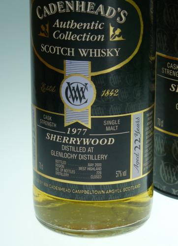 消滅蒸留所 GLENLOCHY 1977 CADENHEAD'S