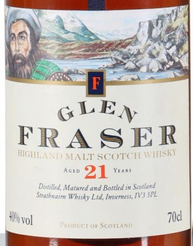 Glen Fraser 21年 Highland Malt 1990's シェリー樽熟成品