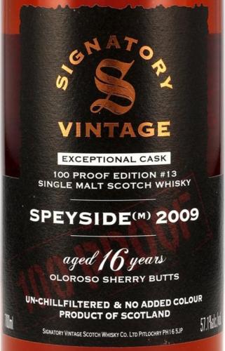 SPEYSIDE (M) マッカラン16年 シェリーバット 100°PROOF EDITION 13