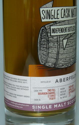 ABERFELDY 10年 2014 ハイランド南 (赤リスの棲息する森) シングルカスクネーション