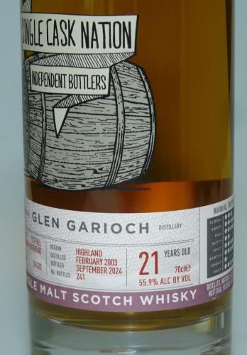 GLEN GARIOCH 21年 シングルカスクネーション