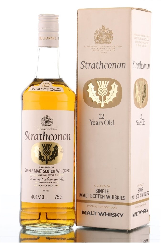 ストラスコノン 12年 Strathconon 12 Year Old 75cl 40％ 70年代流通 - 飲料