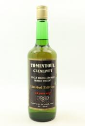 TOMINTOUL-GLENLIVET 18年 発売1985年(蒸留は1967年以前) ラベル破れ