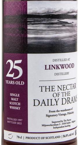 LINKWOOD 25年 1997 NECTAR シェリーホッグスヘッド樽