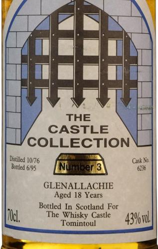 Glenallachie グレンアラキ18年 1976 Whisky Castle シングル・カスク