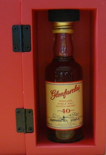 GLENFARCLAS 40年 RED DOOR 豪華箱入 ミニチュア