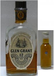 試飲用ミニボトル GLEN  GRANT グレングラント12年 1980年前後 50ml 40%