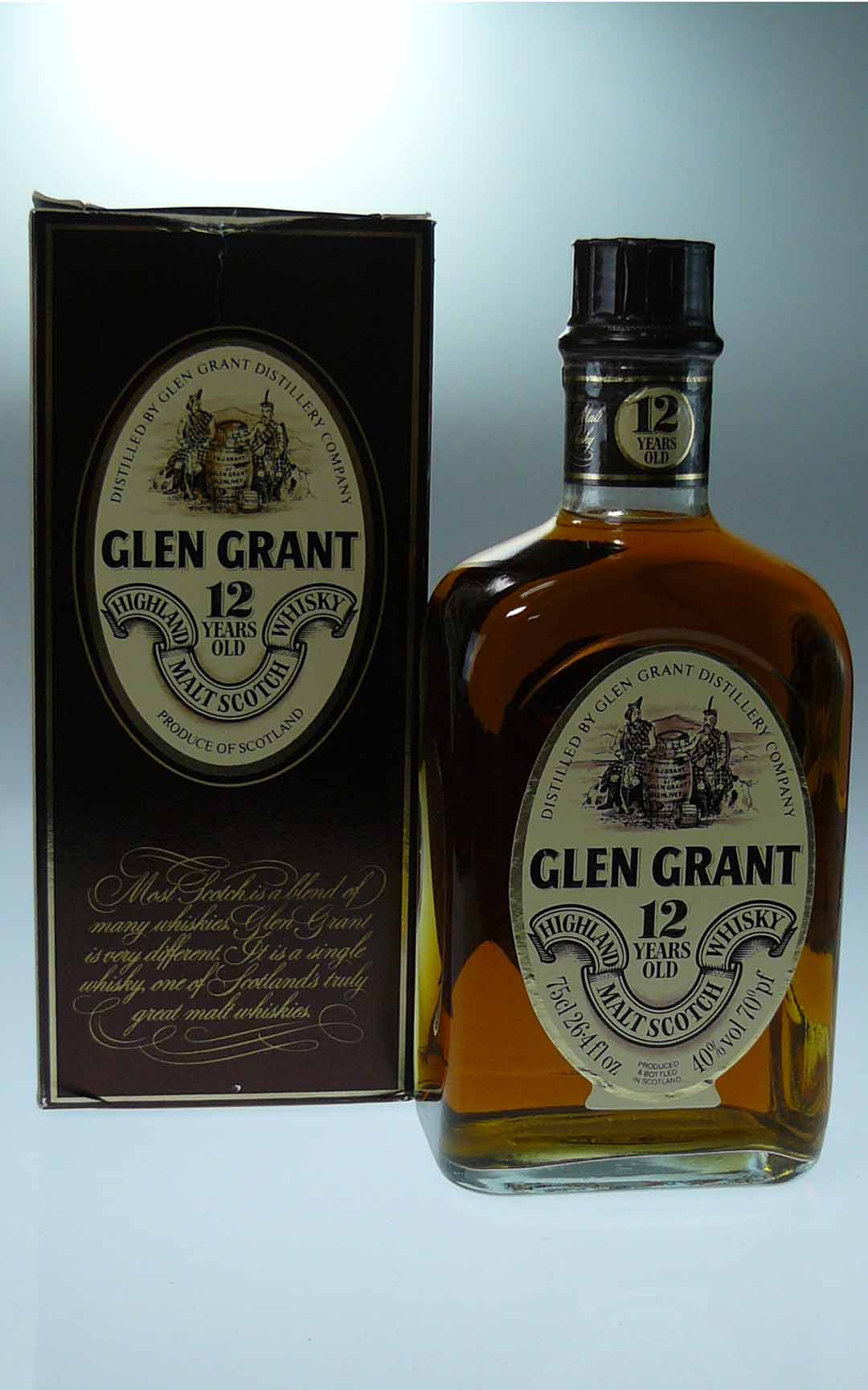 Glen Gant グレングラント12年 26.4fl.ozs.70proof 80年代初頭流通品
