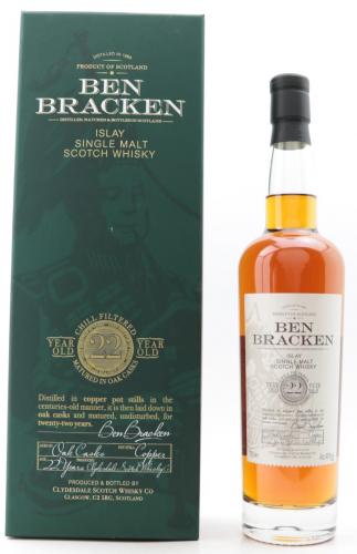Ben Bracken 22年1993 Islay Single Malt ブルイックラディ 箱入　