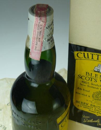 Cutty Sark コルクキャップ 箱入 1960年代 米国輸入品 美品