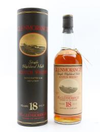 GLENMORANGIE 18年 瓶詰1980年代末～1990年まで 筒入 75CL (A)　　