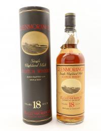 GLENMORANGIE 18年 瓶詰1980年代末～1990年 筒入 75CL (B)