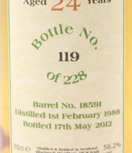 INVERGORDON 24年 1988-2012 バーレル樽 Bladnoch Forum 　 　