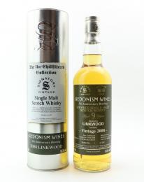 LINKWOOD 9年 2008 ファーストフィルバーボン Hedonism Wines 5周年