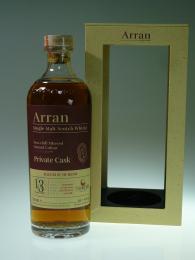 ARRAN オフィシャル13年 2009 PRIVATE CASK FOR THE NECTAR