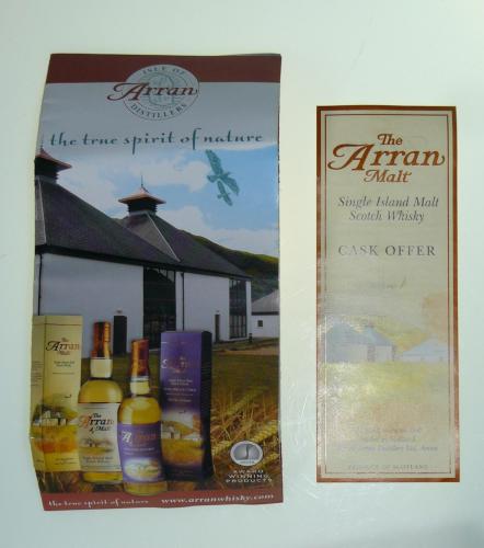 The Arran Malt NON-CHILLFILTERED 46% 初期ボトル 付属品あり
